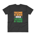 Black / S Freedomi Lightweight Fashion V-Neck T-Shirt - Freedom