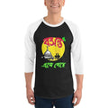 Black/White / XS Bengali Unisex Fine Jersey Raglan Tee - Bosonto Ese Gache