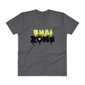 Charcoal / S Bengali Unisex Short Sleeve V-Neck Jersey Tee - Bhai Zone