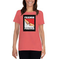 Coral Silk / S Bengali Heavy Cotton Short Sleeve T-Shirt -Friends Forever