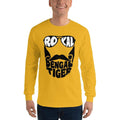 Gold / S Bengali Ultra Cotton Long Sleeve T-Shirt - Royal Bengal Tiger