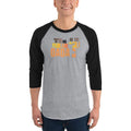 Heather Grey/Black / XL Bengali Unisex Fine Jersey Raglan Tee - Tui Ki Parar Dada?