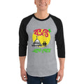 Heather Grey/Black / XS Bengali Unisex Fine Jersey Raglan Tee - Bosonto Ese Gache