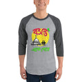 Heather Grey/Heather Charcoal / XS Bengali Unisex Fine Jersey Raglan Tee - Bosonto Ese Gache