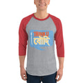 Heather Grey/Heather Red / XS Bengali Unisex Fine Jersey Raglan Tee - Jhinku Baudi