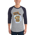 Heather Grey/Navy / XS Bengali Unisex Fine Jersey Raglan Tee - Coffee House Er Sei Adda