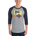 Heather Grey/Navy / XS Bengali Unisex Fine Jersey Raglan Tee - I love you so much