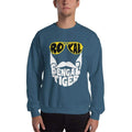 Indigo Blue / S Bengali Unisex Heavy Blend Crewneck Sweatshirt - Royal Bengal Tiger
