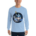 Light Blue / S Bengali Ultra Cotton Long Sleeve T-Shirt - Om Namah Shivay-01