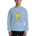 Light Blue / S Bengali Unisex Heavy Blend Crewneck Sweatshirt - Khol Dwar Khol- Laglo Je Dol