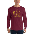 Maroon / S Bengali Ultra Cotton Long Sleeve T-Shirt - Naru Gopal