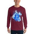 Maroon / S Bengali Ultra Cotton Long Sleeve T-Shirt - Om Namah Shivay-03