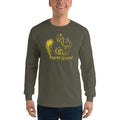 Military Green / S Bengali Ultra Cotton Long Sleeve T-Shirt - Naru Gopal