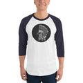 Men's 3/4th Sleeve Raglan T- Shirt - Warlord- Eagle
