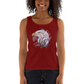 Women's Missy Fit Tank top - Eagle Doodle- Color