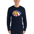 Unisex Long Sleeve T-shirt - 6 Stars in a circle- Eagle Design