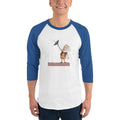 Men's 3/4th Sleeve Raglan T- Shirt - Modi- Cartoon