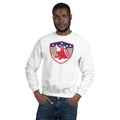 Unisex Crewneck Sweatshirt - Bald Eagle in Shield, Retro design