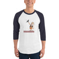 Men's 3/4th Sleeve Raglan T- Shirt - Modi- Cartoon