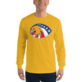 Men's Long Sleeve T-Shirt - 6 Stars in a circle- Eagle Design