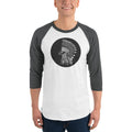 Men's 3/4th Sleeve Raglan T- Shirt - Warlord- Eagle