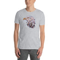 Men's Round Neck T Shirt - Eagle Doodle- Color