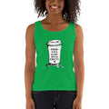 Women's Missy Fit Tank top - Good days start with coffee- Takeaway cup