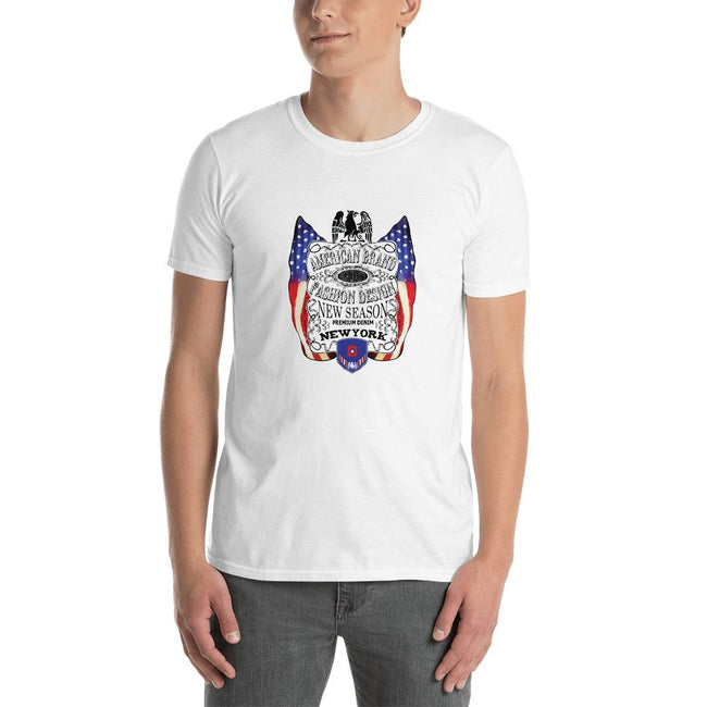 Men's Round Neck T Shirt - American  Brand Fashion Design