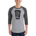 Men's 3/4th Sleeve Raglan T- Shirt - Start your day with coffee