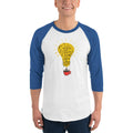 Men's 3/4th Sleeve Raglan T- Shirt - Coffee is always a good idea- bulb
