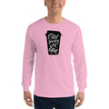 Men's Long Sleeve T-Shirt - Start your day with coffee