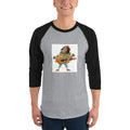 Men's 3/4th Sleeve Raglan T- Shirt - Ravishing Rockstar