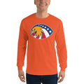 Men's Long Sleeve T-Shirt - 6 Stars in a circle- Eagle Design