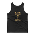 Men's Classic Tank Top - Life begins after coffee
