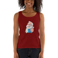 Women's Missy Fit Tank top - Namo- Cartoon -Thumbs up