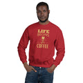 Unisex Crewneck Sweatshirt - Life begins after coffee