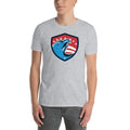 Men's Round Neck T Shirt - Eagle & 7 stars