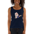 Women's Missy Fit Tank top - Namo- Drinking Chai- Cartoon