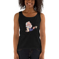 Women's Missy Fit Tank top - Namo- Drinking Chai- Cartoon