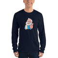 Unisex Long Sleeve T-shirt - Namo- Cartoon -Thumbs up