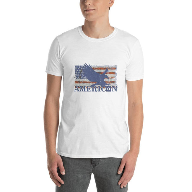 Men's Round Neck T Shirt - American
