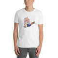 Men's Round Neck T Shirt - Namo- Drinking Chai- Cartoon
