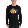 Unisex Long Sleeve T-shirt - 6 Stars in a circle- Eagle Design