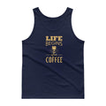 Men's Classic Tank Top - Life begins after coffee