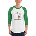 Men's 3/4th Sleeve Raglan T- Shirt - Modi- Cartoon