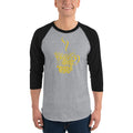 Men's 3/4th Sleeve Raglan T- Shirt - Herbal tea tastes better when its coffee
