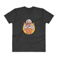 Men's V- Neck T Shirt - Narendra Modi- Raised Hands