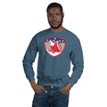 Unisex Crewneck Sweatshirt - Bald Eagle in Shield, Retro design