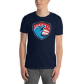 Men's Round Neck T Shirt - Eagle & 7 stars