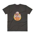 Men's V- Neck T Shirt - Narendra Modi- Raised Hands